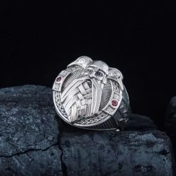 Chevalière D'Odin En Argent 10 Chevalière D'Odin En Argent -vêtements Soldes Magasin chevaliere odin d argent