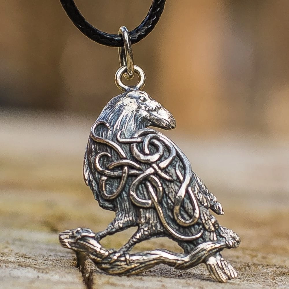 Collier Corbeau D'Odin En Argent 5 Collier Corbeau D'Odin En Argent – Image 3