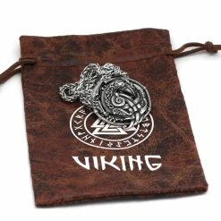 Collier Corbeau Viking 11 Collier Corbeau Viking -vêtements Soldes Magasin collier corbeau viking acier