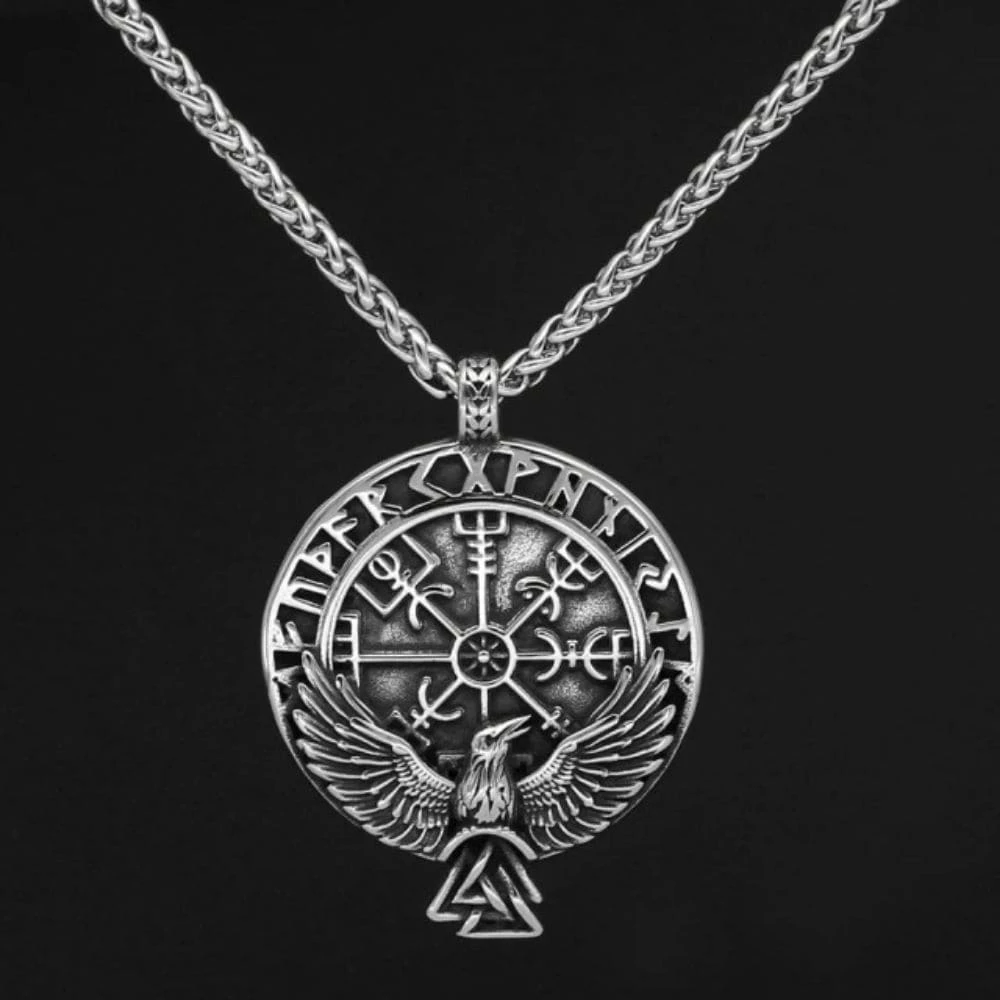 Pendentif Corbeau Vegvisir 4 Pendentif Corbeau Vegvisir – Image 2
