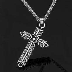 Collier Croix D'Athelstan 8 Collier Croix D'Athelstan -vêtements Soldes Magasin collier croix serie vikings