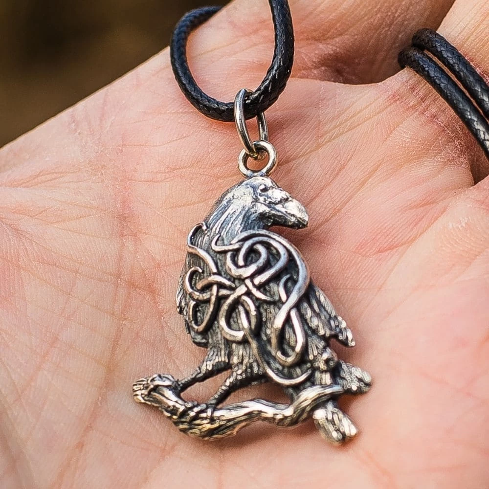 Collier Corbeau D'Odin En Argent 7 Collier Corbeau D'Odin En Argent – Image 5
