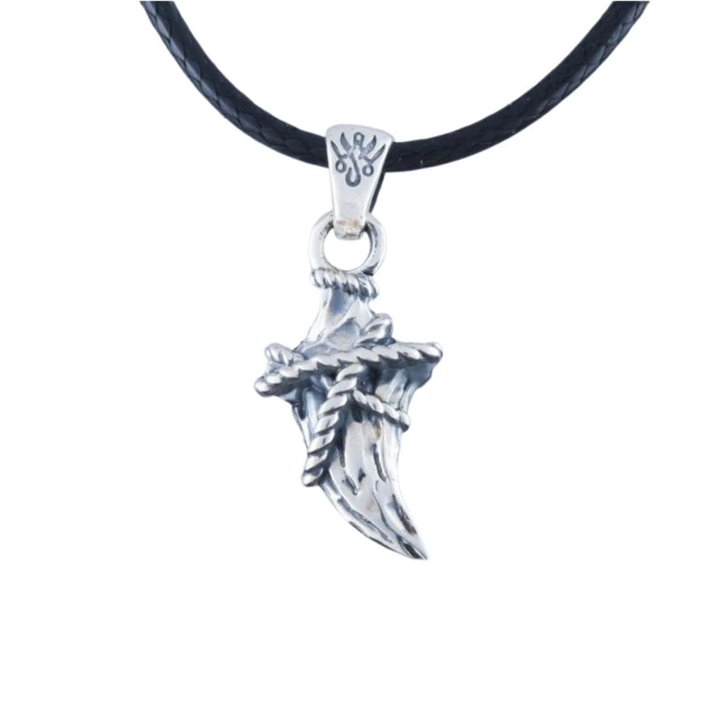 Collier Dent De Loup D'Argent 3 Collier Dent De Loup D'Argent