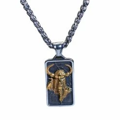 Collier Dieu Odin Doré