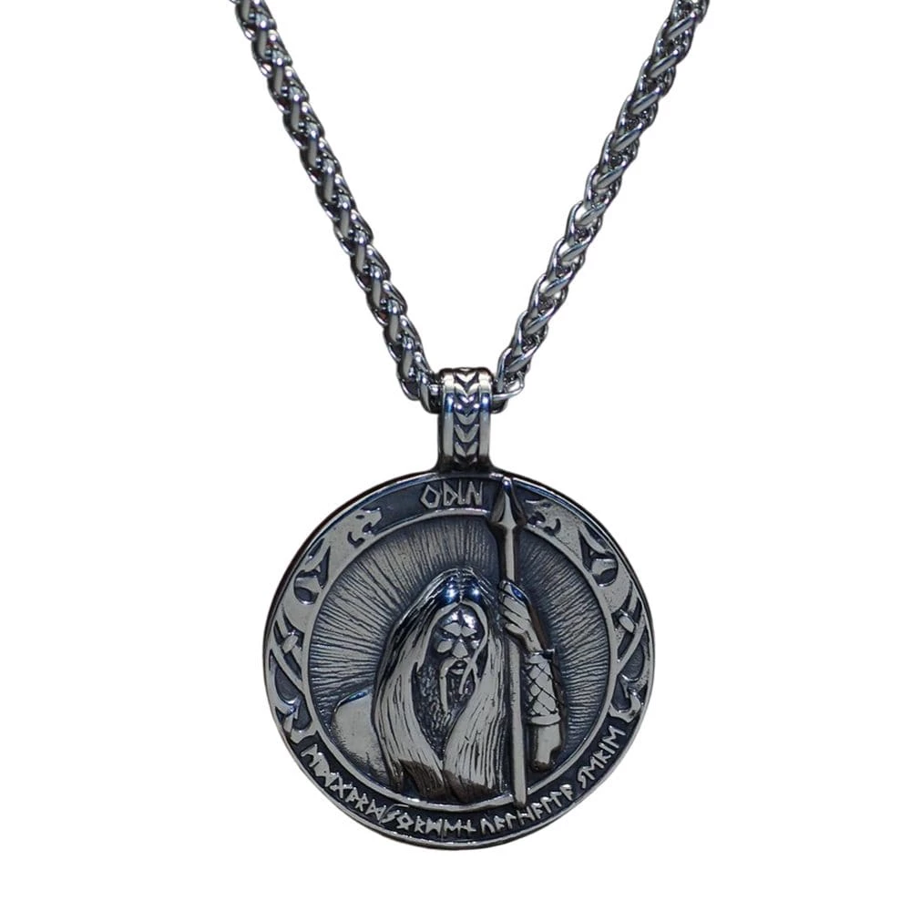 Pendentif Du Dieu Odin Armé De Sa Lance 3 Pendentif Du Dieu Odin Armé De Sa Lance