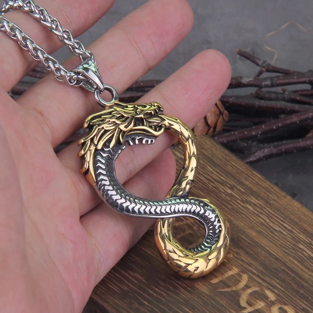 Collier Dragon Symbole Infini 5 Collier Dragon Symbole Infini – Image 3