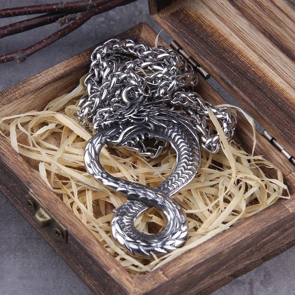 Collier Dragon Symbole Infini 6 Collier Dragon Symbole Infini – Image 4
