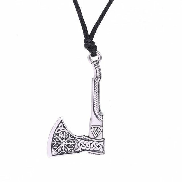 Collier Hache Aegishjalmur 3 Collier Hache Aegishjalmur