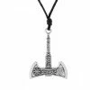 Collier Hache Valknut à Double Tranchant -vêtements Soldes Magasin collier hache valknut