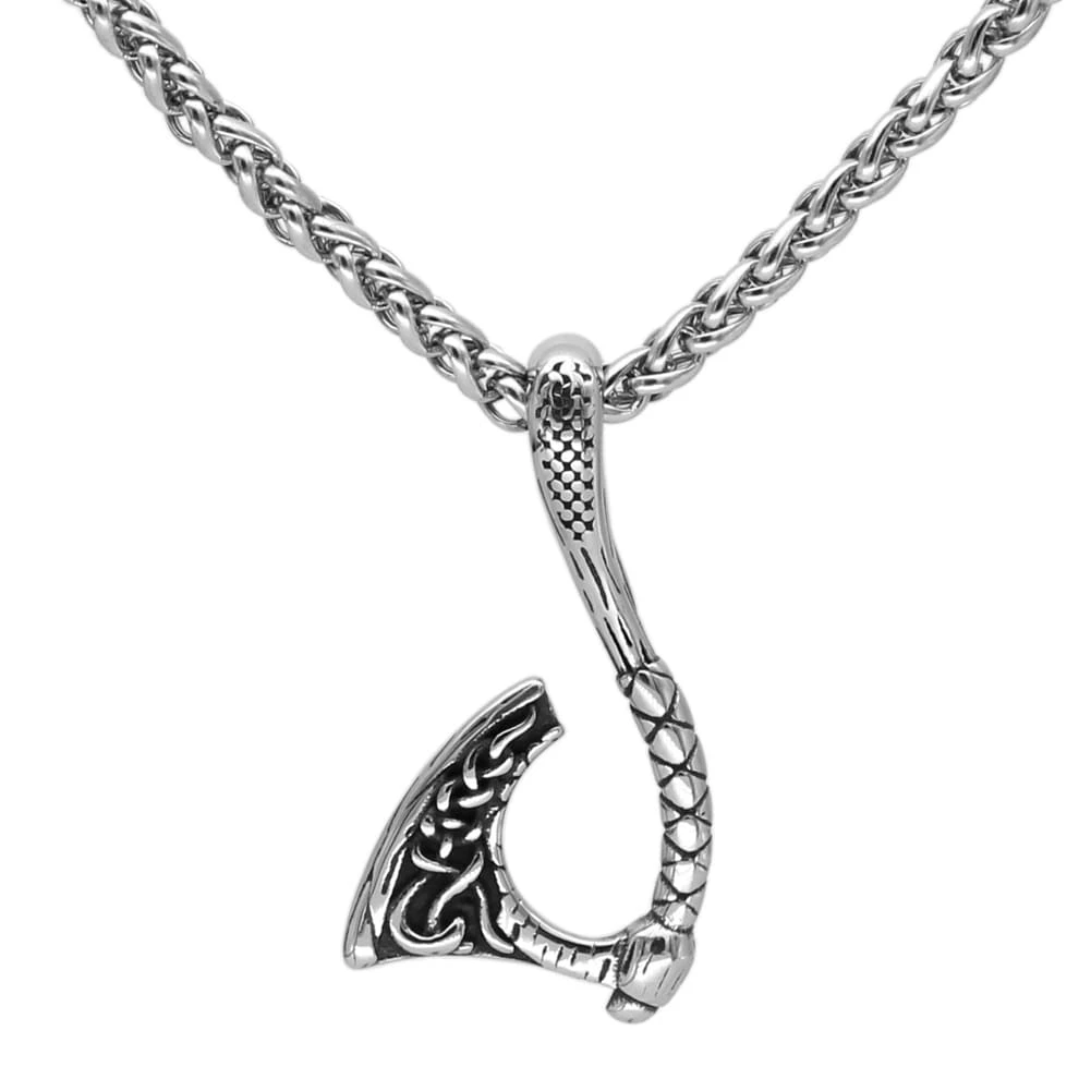 Pendentif Hache Viking Incurvée 3 Pendentif Hache Viking Incurvée
