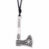 Collier Hache Viking De Novgorod 2 Collier Hache Viking De Novgorod -vêtements Soldes Magasin collier hache viking novgorod argente