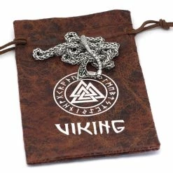 Pendentif Hache Viking Incurvée 10 Pendentif Hache Viking Incurvée -vêtements Soldes Magasin collier hache viking pochette en cuir