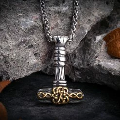 Pendentif Marteau De Guerre Viking 10 Pendentif Marteau De Guerre Viking -vêtements Soldes Magasin collier marteau de guerre viking