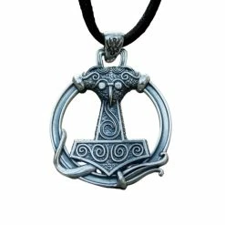 Collier Marteau De Thor En Argent
