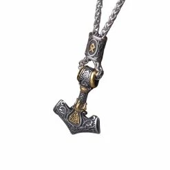Collier Marteau De Thor Rune Odal