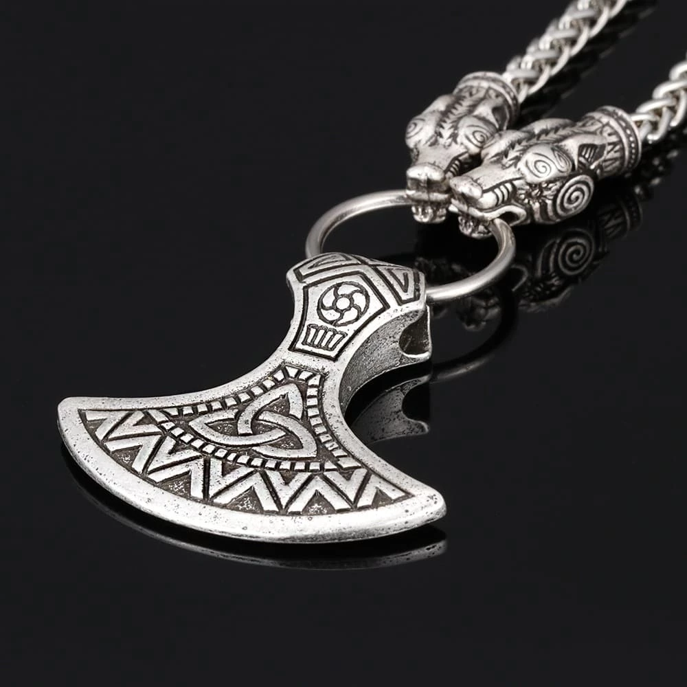 Collier Viking Tête De Hache 4 Collier Viking Tête De Hache – Image 2