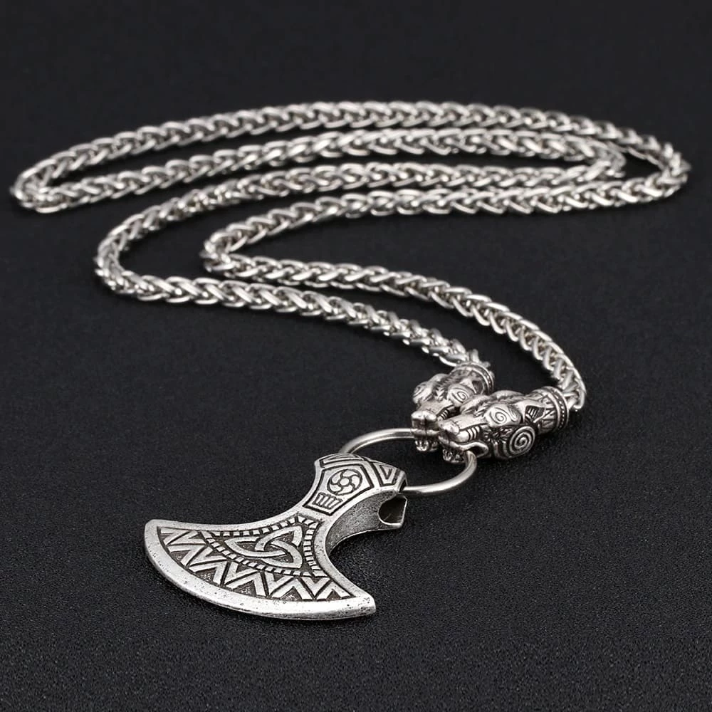 Collier Viking Tête De Hache 5 Collier Viking Tête De Hache – Image 3