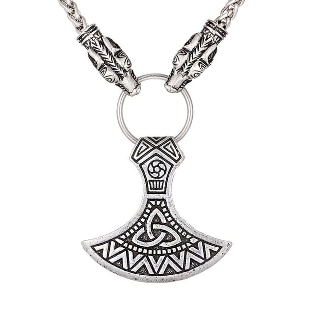 Collier Viking Tête De Hache 3 Collier Viking Tête De Hache