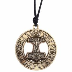 Collier Runes Nordiques 5 Collier Runes Nordiques -vêtements Soldes Magasin collier rune nordique