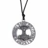 Collier Runes Nordiques 1 Collier Runes Nordiques -vêtements Soldes Magasin collier runes nordiques