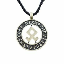 Collier Rune De La Prospérité Odal 8 Collier Rune De La Prospérité Odal -vêtements Soldes Magasin collier runique viking