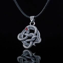 Collier Serpent De Midgard En Argent 12 Collier Serpent De Midgard En Argent -vêtements Soldes Magasin collier serpent viking en argent