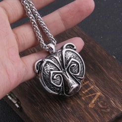 Pendentif Viking Tête D'Ours Des Forêts 9 Pendentif Viking Tête D'Ours Des Forêts -vêtements Soldes Magasin collier tete d ours