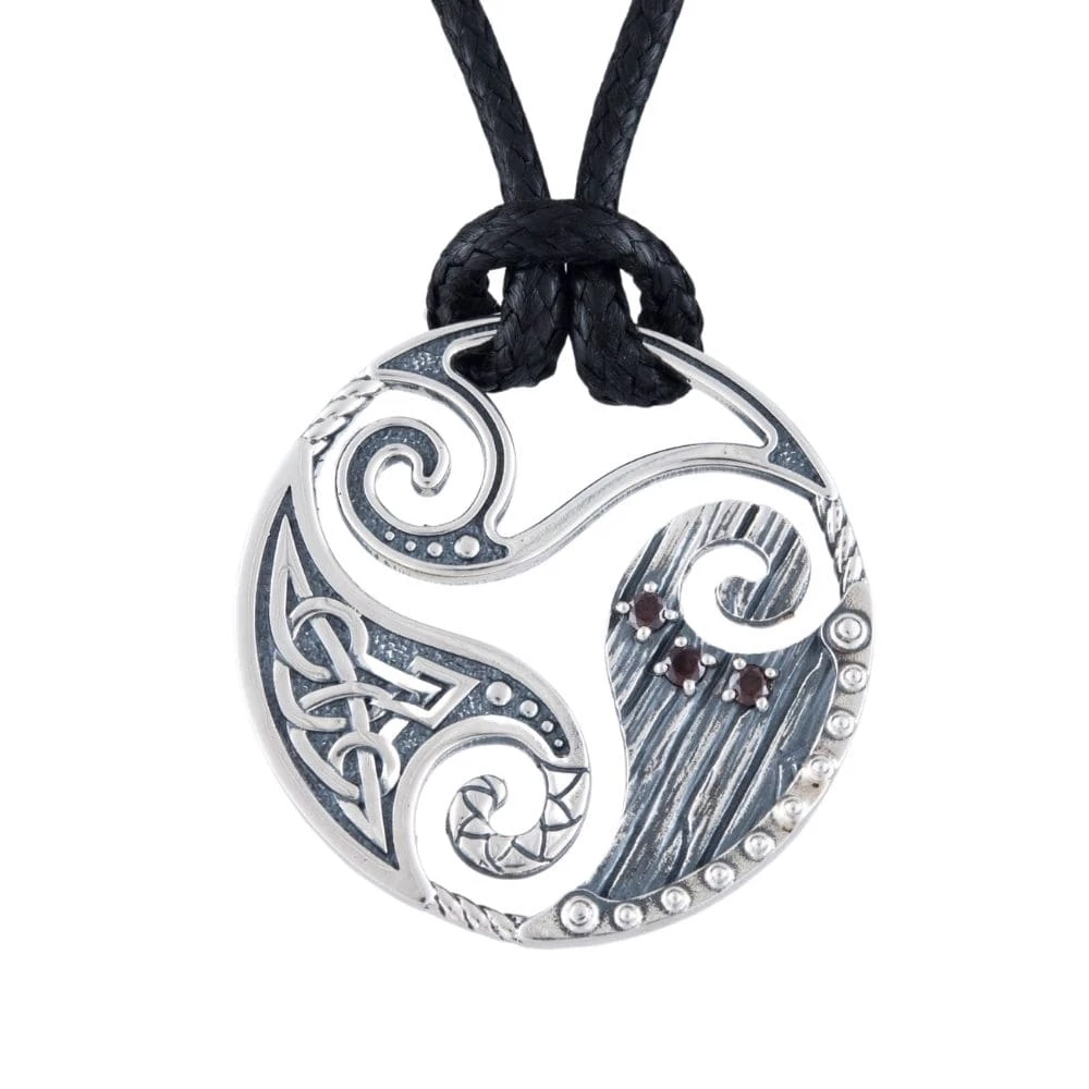 Collier Triskèle En Argent 3 Collier Triskèle En Argent