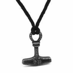 Collier Viking Marteau De Thor En Acier