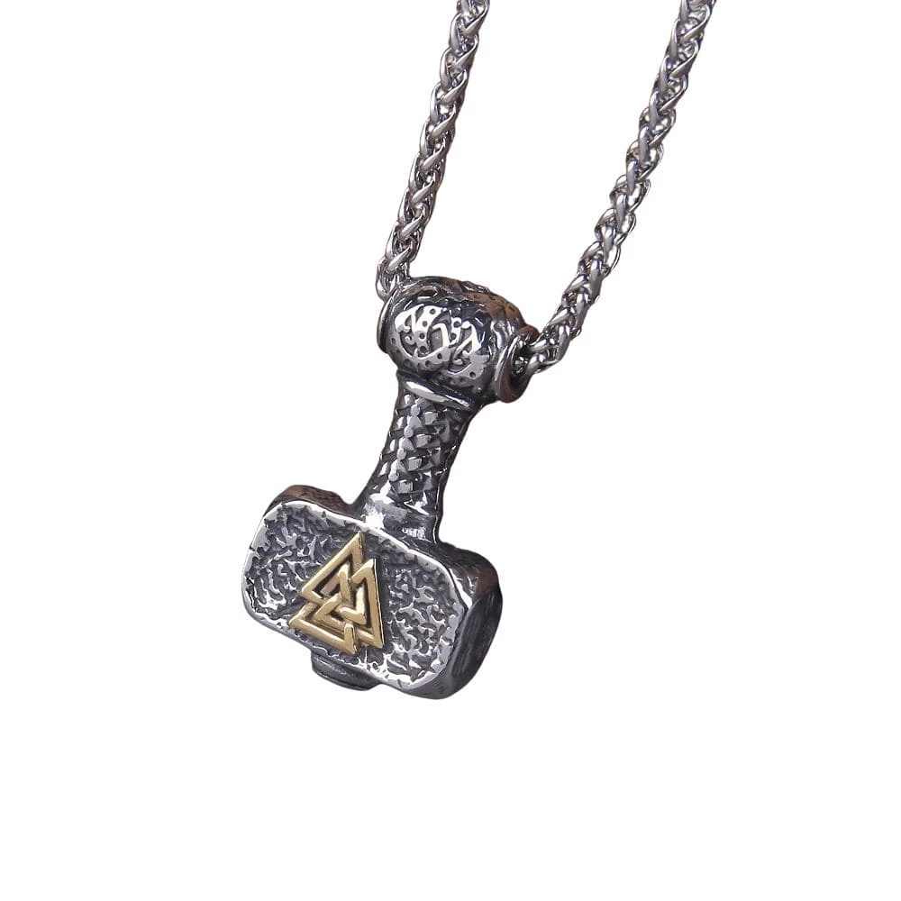 Collier Viking Marteau Mjölnir 3 Collier Viking Marteau Mjölnir