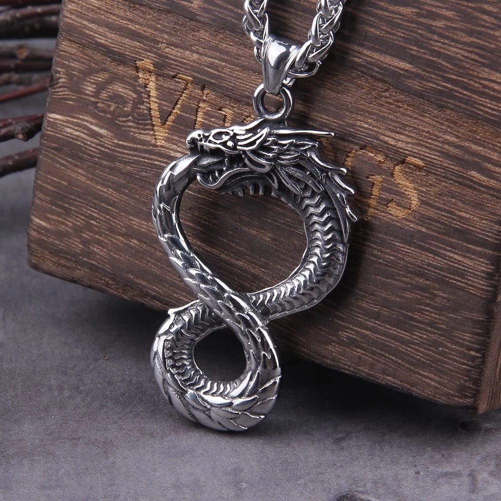 Collier Dragon Symbole Infini 4 Collier Dragon Symbole Infini – Image 2