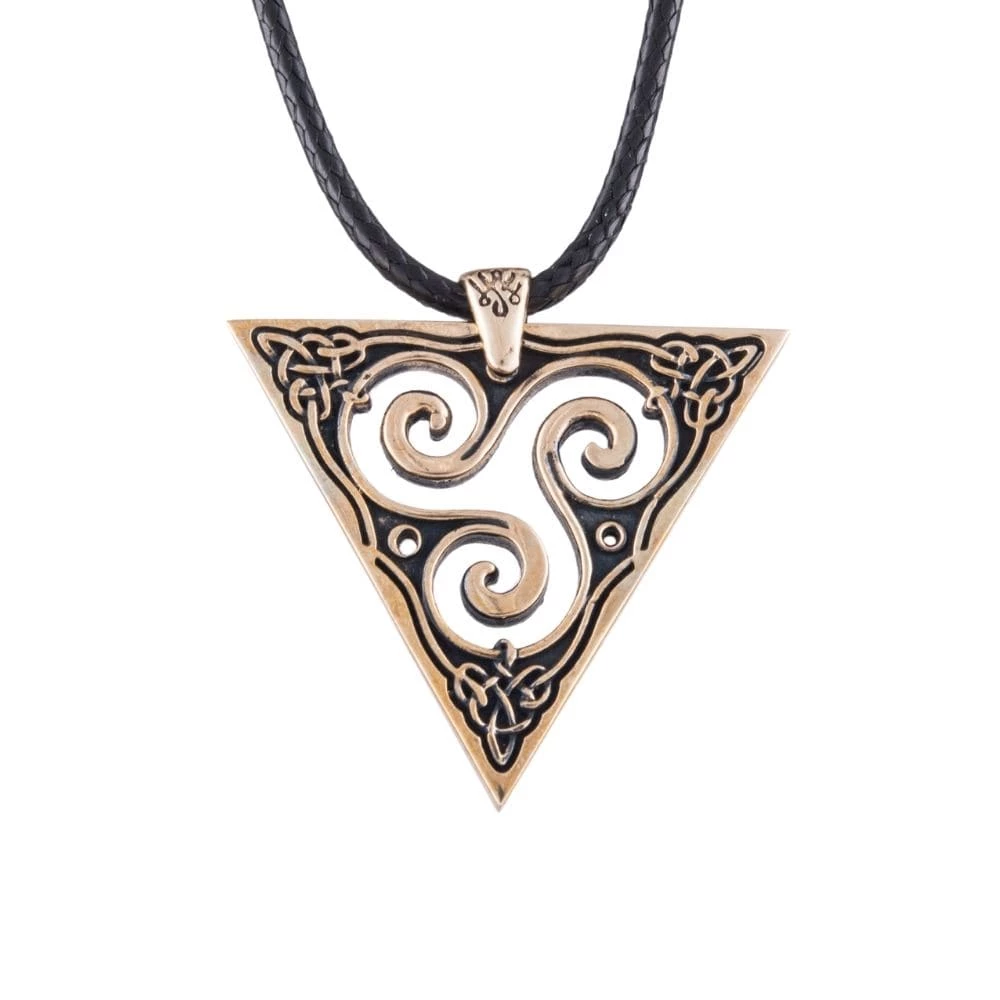 Pendentif Triskèle En Bronze 3 Pendentif Triskèle En Bronze