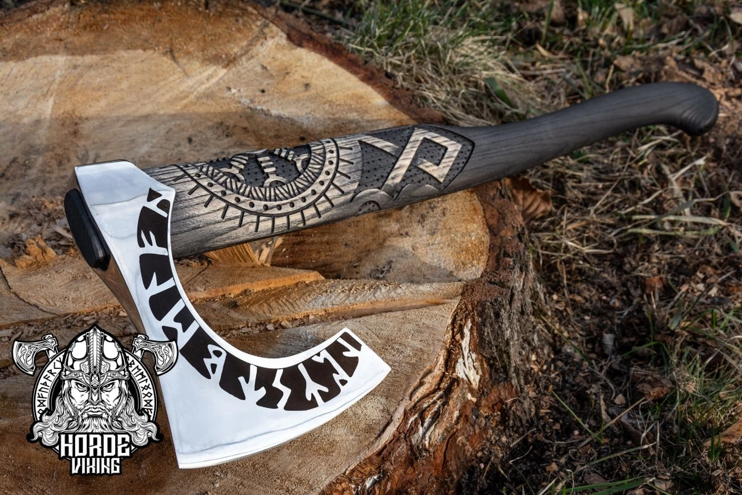 Hache De Guerre Viking Runique 5 Hache De Guerre Viking Runique – Image 3