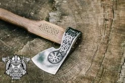 Hache Décorée De Motifs Entrelacés 17 Hache Décorée De Motifs Entrelacés -vêtements Soldes Magasin hache viking bucheron nordique