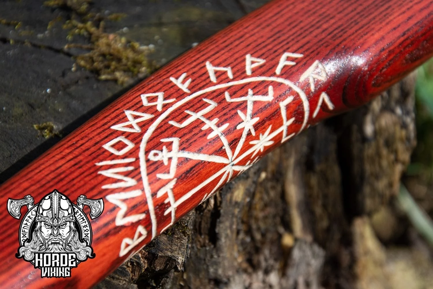 Hache Viking Gravée Du Symbole Vegvisir 6 Hache Viking Gravée Du Symbole Vegvisir – Image 4