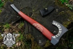 Hache Viking Gravée Du Symbole Vegvisir 16 Hache Viking Gravée Du Symbole Vegvisir -vêtements Soldes Magasin hache viking gravee vegvisir