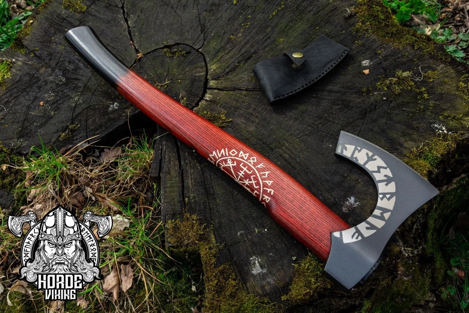 Hache Viking Gravée Du Symbole Vegvisir 8 Hache Viking Gravée Du Symbole Vegvisir – Image 6