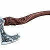 Hache Viking Forgée Décorée Du Loup Fenrir 1 Hache Viking Forgée Décorée Du Loup Fenrir -vêtements Soldes Magasin hache viking loup fenrir