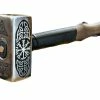 Marteau Viking Artisanale Décorée Du Symbole De Vegvisir 2 Marteau Viking Artisanale Décorée Du Symbole De Vegvisir -vêtements Soldes Magasin marteau viking artisanal