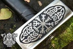 Marteau Viking Artisanale Décorée Du Symbole De Vegvisir 14 Marteau Viking Artisanale Décorée Du Symbole De Vegvisir -vêtements Soldes Magasin marteau viking vegvisir artisanal