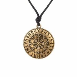 Médaillon Viking Aegishjalmur 8 Médaillon Viking Aegishjalmur -vêtements Soldes Magasin medaillon aegishjalmur heaume de la terreur