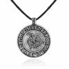Médaillon Corbeau Runique 2 Médaillon Corbeau Runique -vêtements Soldes Magasin medaillon corbeau runes