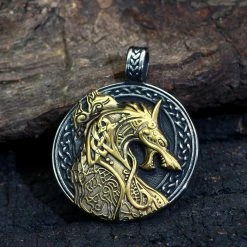Pendentif Fureur De Fenrir 14 Pendentif Fureur De Fenrir -vêtements Soldes Magasin pendenti fureur loup fenrir