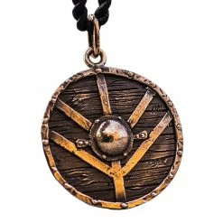 Pendentif Bouclier De Lagertha En Bronze