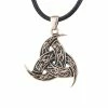 Collier Cornes D'Odin En Bronze 2 Collier Cornes D'Odin En Bronze -vêtements Soldes Magasin pendentif cornes d Odin en bronze