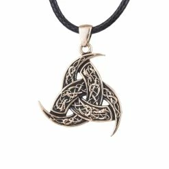 Collier Cornes D'Odin En Bronze