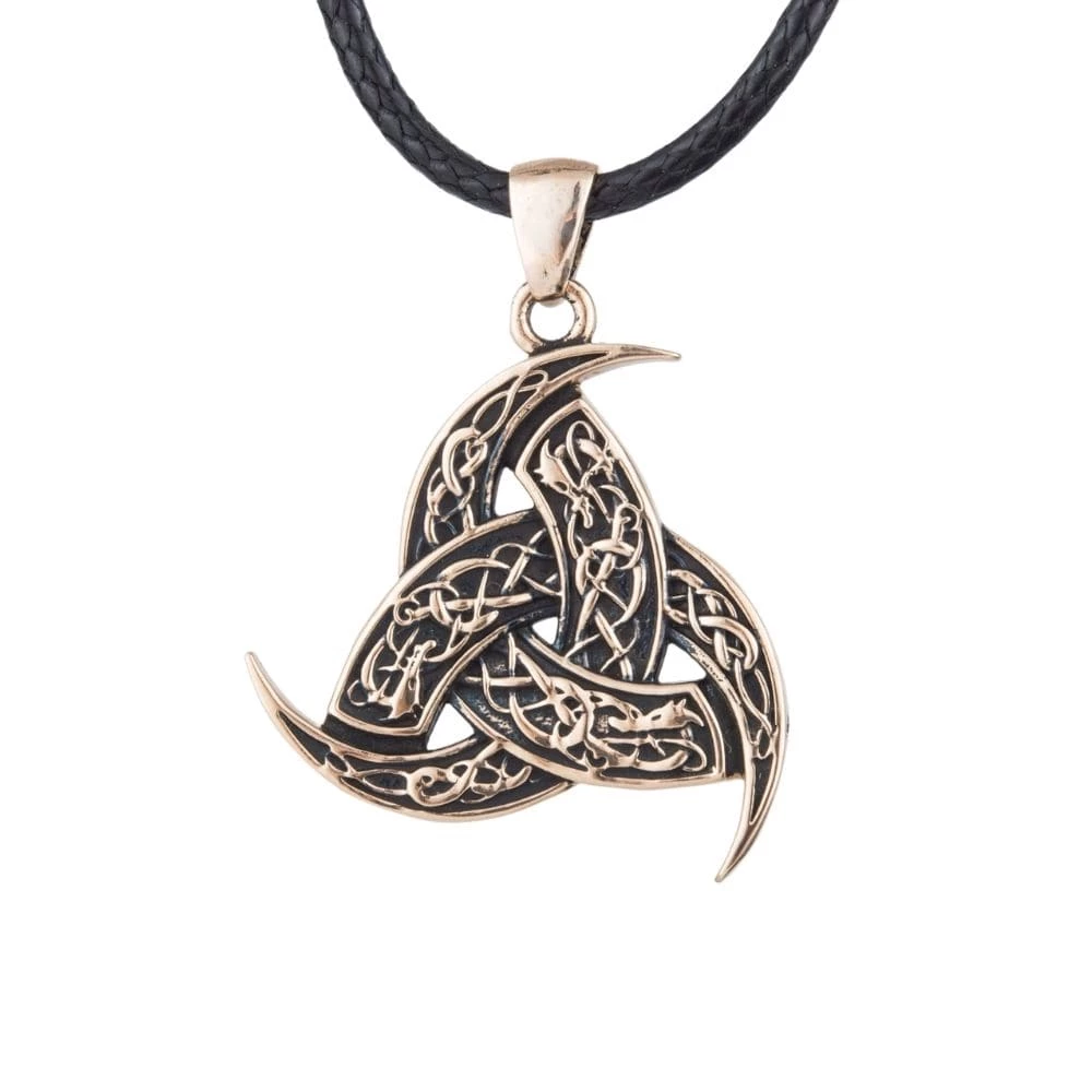 Collier Cornes D'Odin En Bronze 3 Collier Cornes D'Odin En Bronze