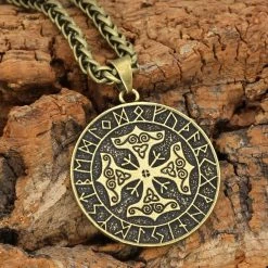 Pendentif Croix Nordique 11 Pendentif Croix Nordique -vêtements Soldes Magasin pendentif croix nordique dore