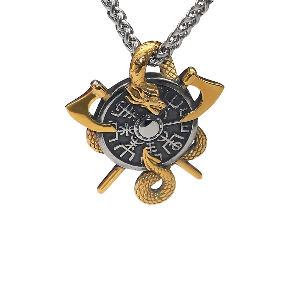 Pendentif Dragon Nidhögg En Acier 3 Pendentif Dragon Nidhögg En Acier