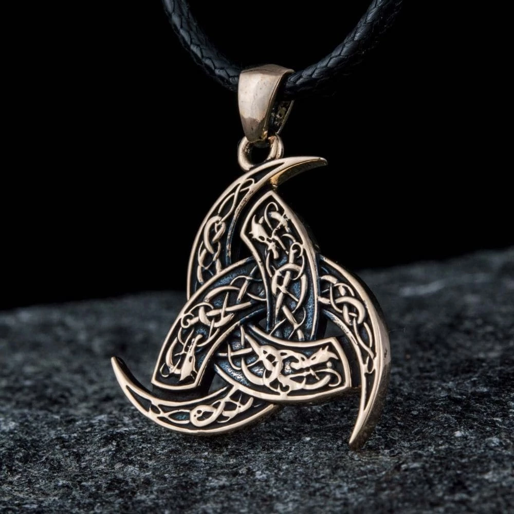 Collier Cornes D'Odin En Bronze 5 Collier Cornes D'Odin En Bronze – Image 3